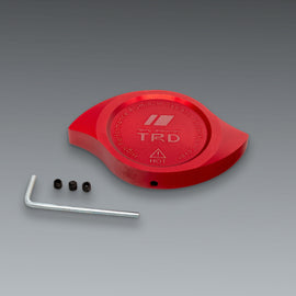 Brand New TOYOTA TRD Red Billet Aluminum Radiator Protector Pressure Cap Cover Performance