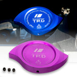 Brand New TOYOTA TRD Purple Billet Aluminum Radiator Protector Pressure Cap Cover Performance
