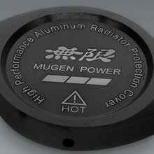 Load image into Gallery viewer, Brand New Mugen Power Black Billet Aluminum Radiator Protector Pressure Cap Cover Performance