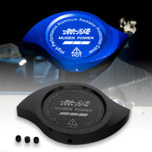 Load image into Gallery viewer, Brand New Mugen Power Black Billet Aluminum Radiator Protector Pressure Cap Cover Performance