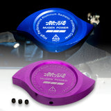 Brand New Mugen Power Purple Billet Aluminum Radiator Protector Pressure Cap Cover Performance