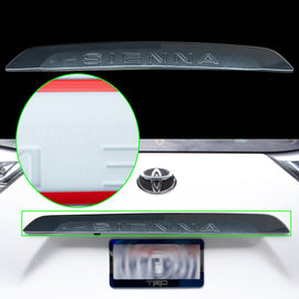 Brand New For TOYOTA SIENNA 2011-2020 Rear Trunk Molding Carbon Fiber Garnish Trim Cover