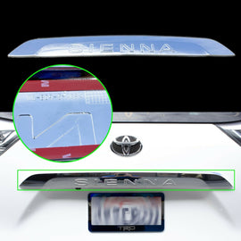 Brand New For TOYOTA SIENNA 2011-2020 Rear Trunk Molding Chrome Garnish Trim Cover