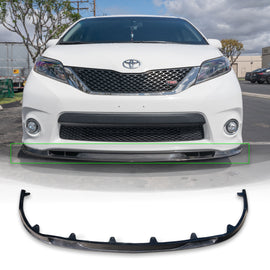 Brand New Toyota Sienna 2011-2017 SE Model Real Carbon Fiber Front Bumper Lip Kit