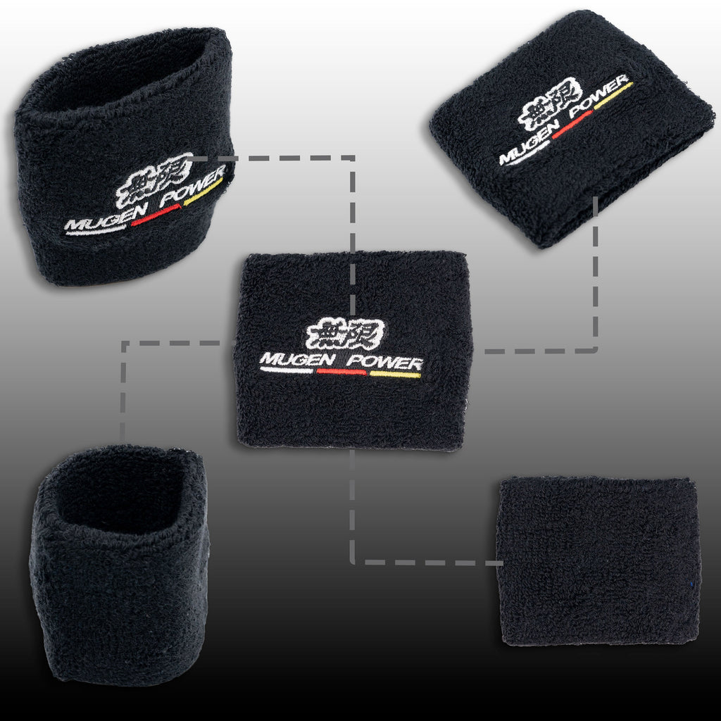 Brand New 1PCS Racing Mugen Power Black Car Reservoir Tank Oil Cover Sock Racing Tank Sock
