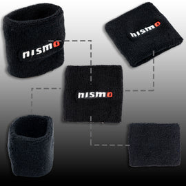 Brand New 2PCS Racing Nismo Black Car Reservoir Tank Oil Cover Sock Racing Tank Sock