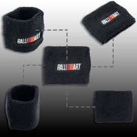 Brand New 1PCS Racing Ralliart Black Car Reservoir Tank Oil Cover Sock Racing Tank Sock