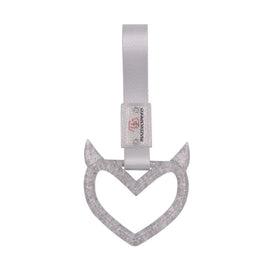 Brand New Devil Mazdaspeed Demon Heart Silver JDM TSURIKAWA Ring Subway Train Bus Handle Strap Charm Drift