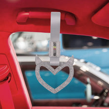 Load image into Gallery viewer, Brand New Devil Ralliart Demon Heart Silver JDM TSURIKAWA Ring Subway Train Bus Handle Strap Charm Drift