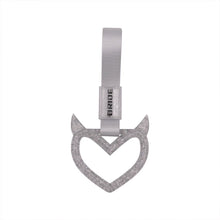 Load image into Gallery viewer, Brand New Devil Bride Demon Heart Silver JDM TSURIKAWA Ring Subway Train Bus Handle Strap Charm Drift