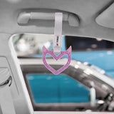 Brand New Devil TRD Demon Heart Purple JDM TSURIKAWA Ring Subway Train Bus Handle Strap Charm Drift