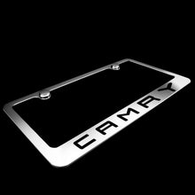 Load image into Gallery viewer, Brand New 1PCS Toyota Camry Chrome Plated Brass License Plate Frame Officially Licensed