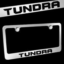 Load image into Gallery viewer, Brand New 1PCS Toyota Tundra Chrome Plated Brass License Plate Frame Officially Licensed