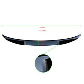 Brand New For 2018-2021 Honda Accord Gloss Black JDM V Style Rear Trunk Spoiler Wing Lip