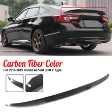 Load image into Gallery viewer, Brand New For 2018-2021 Honda Accord Carbon Fiber Look JDM V Style Rear Trunk Spoiler Wing Lip