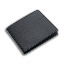 Load image into Gallery viewer, Brand New Men&#39;s Carbon Fiber Leather Bifold Credit Card ID Holder Wallet US