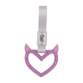 Brand New Devil Mugen Demon Heart Purple JDM TSURIKAWA Ring Subway Train Bus Handle Strap Charm Drift