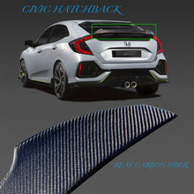Load image into Gallery viewer, Brand New 2016-2021 Honda Civic Hatchback Real Carbon Fiber Trunk Spoiler Wing