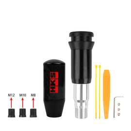 Brand New Universal HKS Black Carbon Fiber Automatic Gear Shift Knob Shifter Lever Head