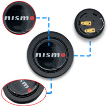 Load image into Gallery viewer, Brand New Universal Jdm Nismo Car Horn Button Steering Wheel Center Cap Black