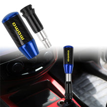 Load image into Gallery viewer, Brand New Universal Momo Blue Carbon Fiber Automatic Gear Shift Knob Shifter Lever Head