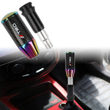 Load image into Gallery viewer, Brand New Universal TRD Neo-Chrome Carbon Fiber Automatic Gear Shift Knob Shifter Lever Head