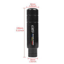 Load image into Gallery viewer, Brand New Universal Mugen Carbon Fiber Aluminum Manual Gear Stick Shift Knob Shifter M8 M10 M12