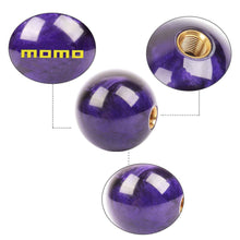 Load image into Gallery viewer, Brand New Universal Momo Pearl Purple Round Ball Shift Knob Car Gear MT Manual Shifter