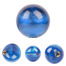 Load image into Gallery viewer, Brand New Universal Nismo Pearl Blue Round Ball Shift Knob Car Gear MT Manual Shifter