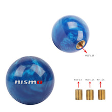 Load image into Gallery viewer, Brand New Universal Nismo Pearl Blue Round Ball Shift Knob Car Gear MT Manual Shifter