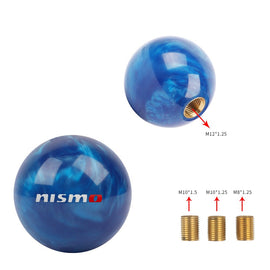 Brand New Universal Nismo Pearl Blue Round Ball Shift Knob Car Gear MT Manual Shifter