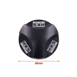 Brand New HKS Black Engine Oil Fuel Filler Cap Billet For Mitsubishi