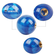Load image into Gallery viewer, Brand New Universal Bride Pearl Blue Round Ball Shift Knob Automatic Car Gear Shifter