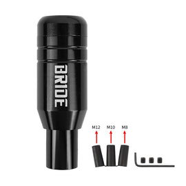 Brand New Universal JDM BRIDE Aluminum Black Automatic Gear Stick Shift Knob Lever Shifter