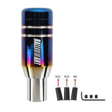 Load image into Gallery viewer, Brand New Universal JDM Ralliart Aluminum Burnt Blue Automatic Gear Stick Shift Knob Lever Shifter