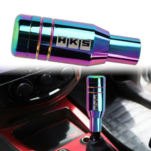Load image into Gallery viewer, Brand New Universal JDM HKS Aluminum Neo-Chrome Automatic Gear Stick Shift Knob Lever Shifter