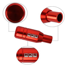 Load image into Gallery viewer, Brand New Universal JDM HKS Aluminum Red Automatic Gear Stick Shift Knob Lever Shifter