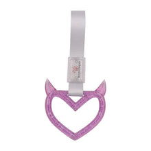 Load image into Gallery viewer, Brand New Devil Mazdaspeed Demon Heart Purple JDM TSURIKAWA Ring Subway Train Bus Handle Strap Charm Drift
