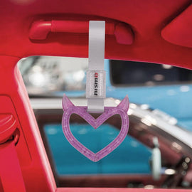 Brand New Devil Nismo Demon Heart Purple JDM TSURIKAWA Ring Subway Train Bus Handle Strap Charm Drift