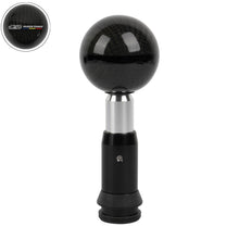 Load image into Gallery viewer, Brand New Mugen Automatic Car Gear Shift Knob Round Ball Shape Black Real Carbon Fiber