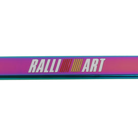 Brand New 1PCS Ralliart Neo Chrome Stainless Steel License Plate Frame W/ Screw Caps