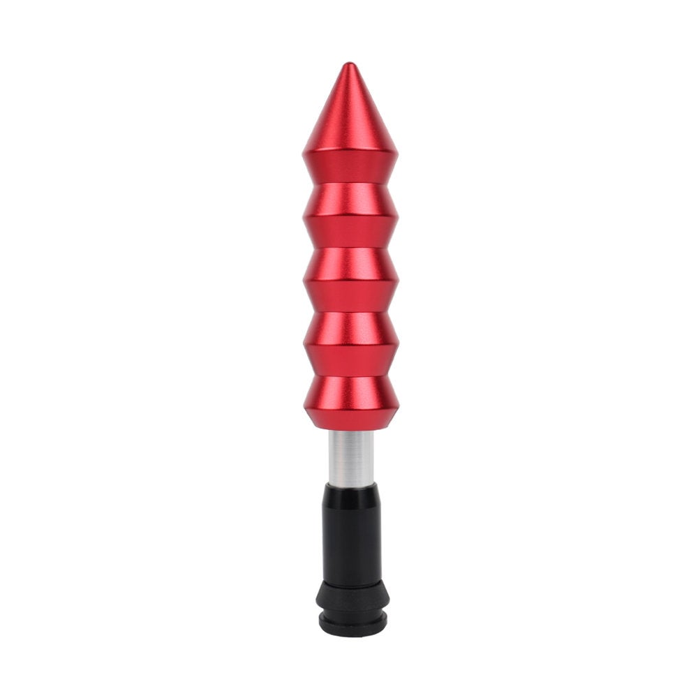 Brand New Universal Bamboo Spiked Style Red Automatic Car Gear Shift Knob Shifter