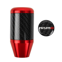 Load image into Gallery viewer, Brand New Universal Nismo Red Real Carbon Fiber Racing Gear Stick Shift Knob For MT Manual M12 M10 M8