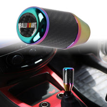 Load image into Gallery viewer, Brand New Universal Ralliart Neo-Chrome Real Carbon Fiber Racing Gear Stick Shift Knob For MT Manual M12 M10 M8