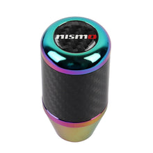 Load image into Gallery viewer, Brand New Universal Nismo Neo-Chrome Real Carbon Fiber Racing Gear Stick Shift Knob For MT Manual M12 M10 M8