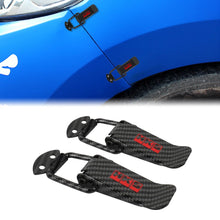 Load image into Gallery viewer, Brand New Universal HKS Carbon Fiber Car Bumper Trunk Fender Hatch Lids Quick Release Fastener