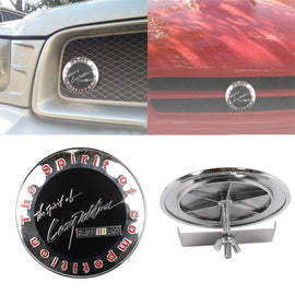 Brand New JDM Ralliart Plastic Round Emblem Front Grille Badge For All Cars Front Grille