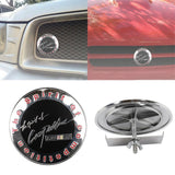 Brand New JDM Ralliart Plastic Round Emblem Front Grille Badge For All Cars Front Grille