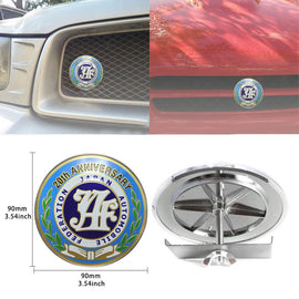 Brand New Universal Japan Automobile Federation JDM JAF 20th Anniversary Emblem Badge For Toyota Front Grille
