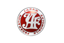 Load image into Gallery viewer, Brand New Universal Japan Automobile Federation JDM JAF Red Emblem Badge For Toyota Front Grille